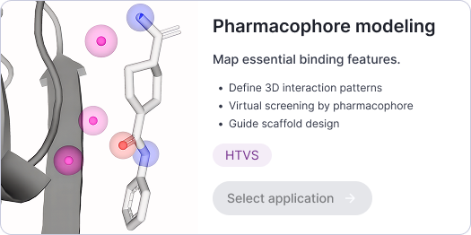 Pharmacophore Modeling application card